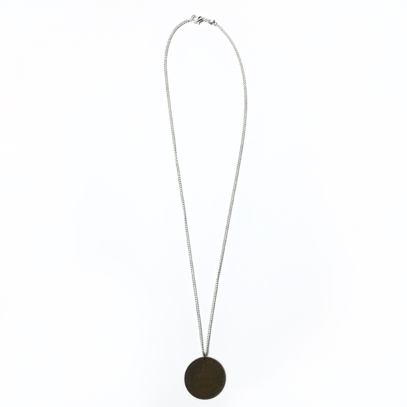 1906 Canadian Coin Necklace — 18” chain (stamped “925”) — 1906 Large Cent - Picture 3 of 5